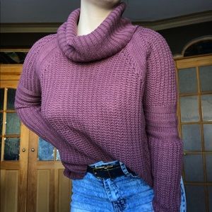 💕2 for 10$💕Fashion Nova cowl-neck purple sweater